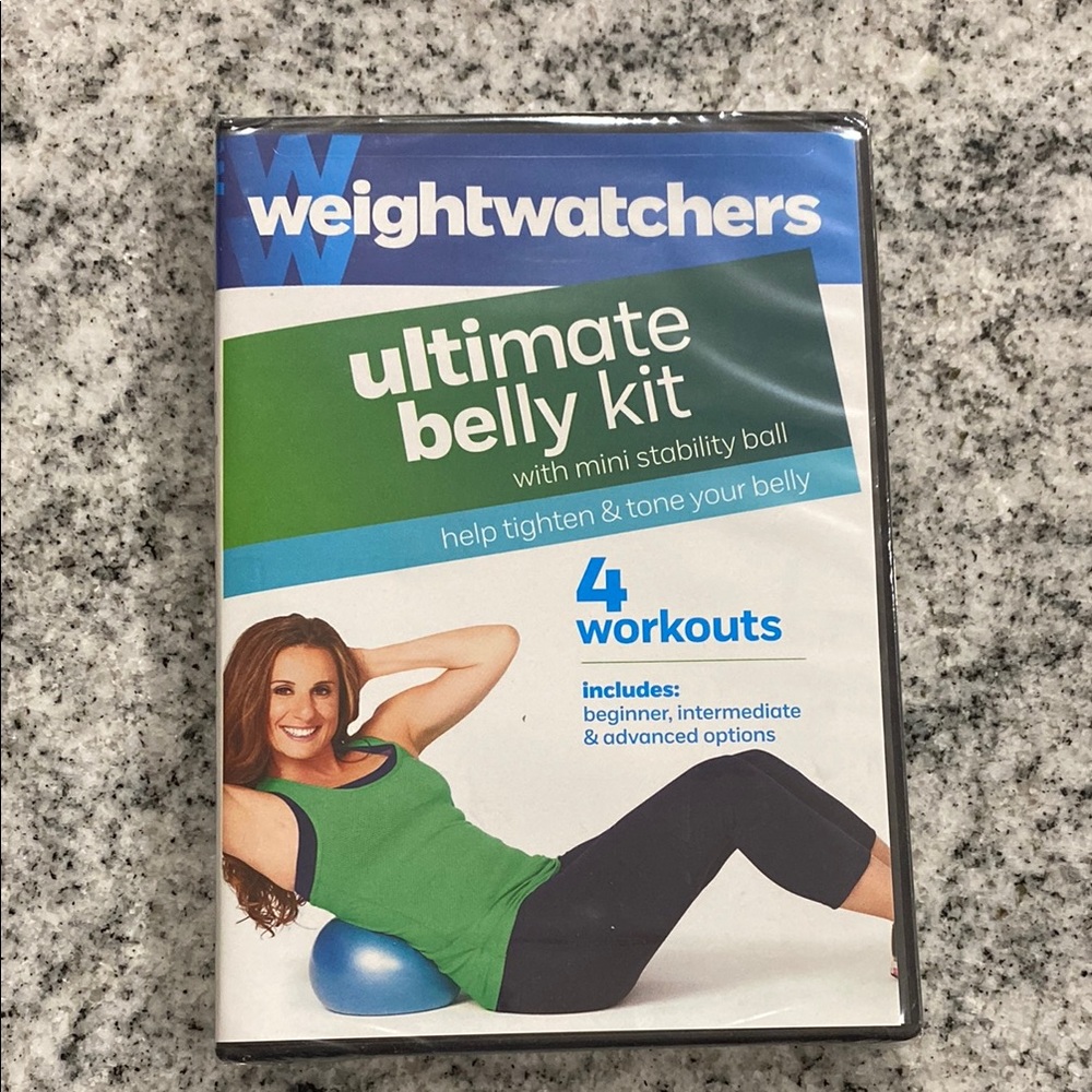 WeightWatchers Ultimate Belly Kit DVD - Green/Blue